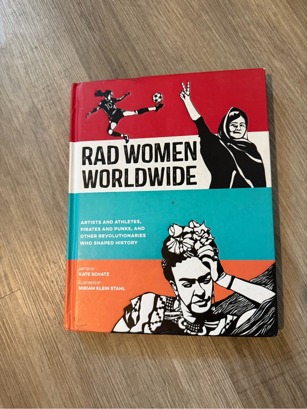 Rad Women Worldwide Illustrated Hardcover — Red, Teal, Orange